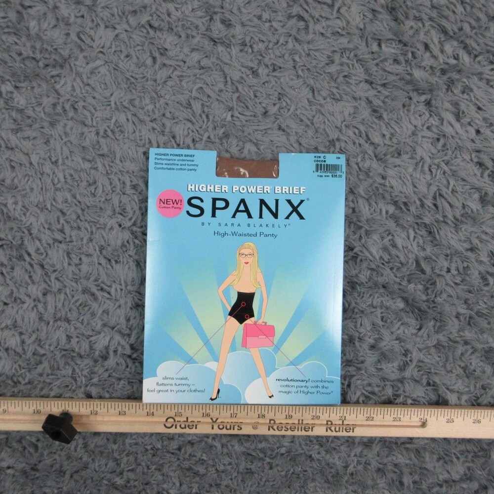 Spanx Higher Power Brief High-Waisted Panty Womens M Brown Shapewear NWT